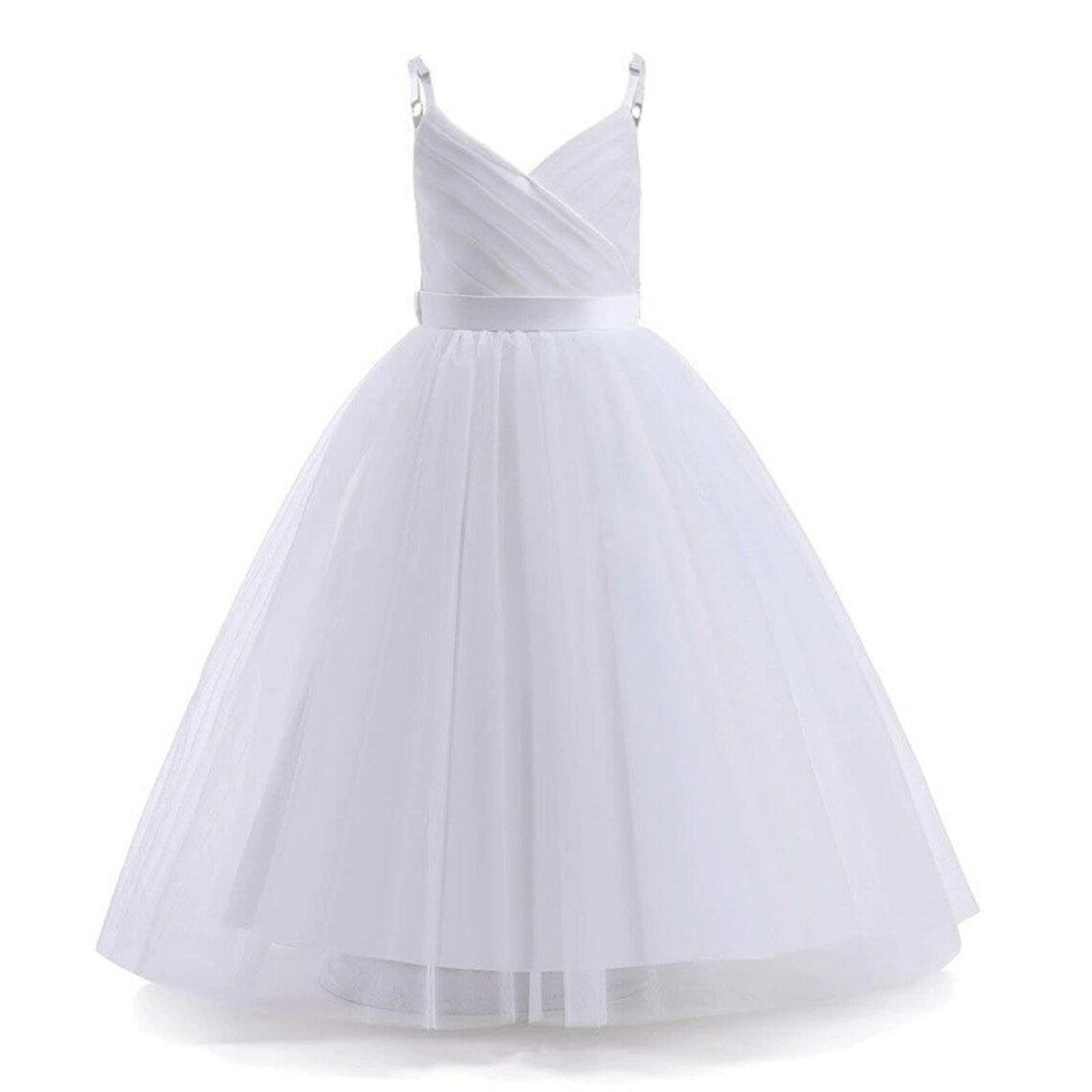 Tulle Flower Girl Wedding & Birthday Dresses for Girls