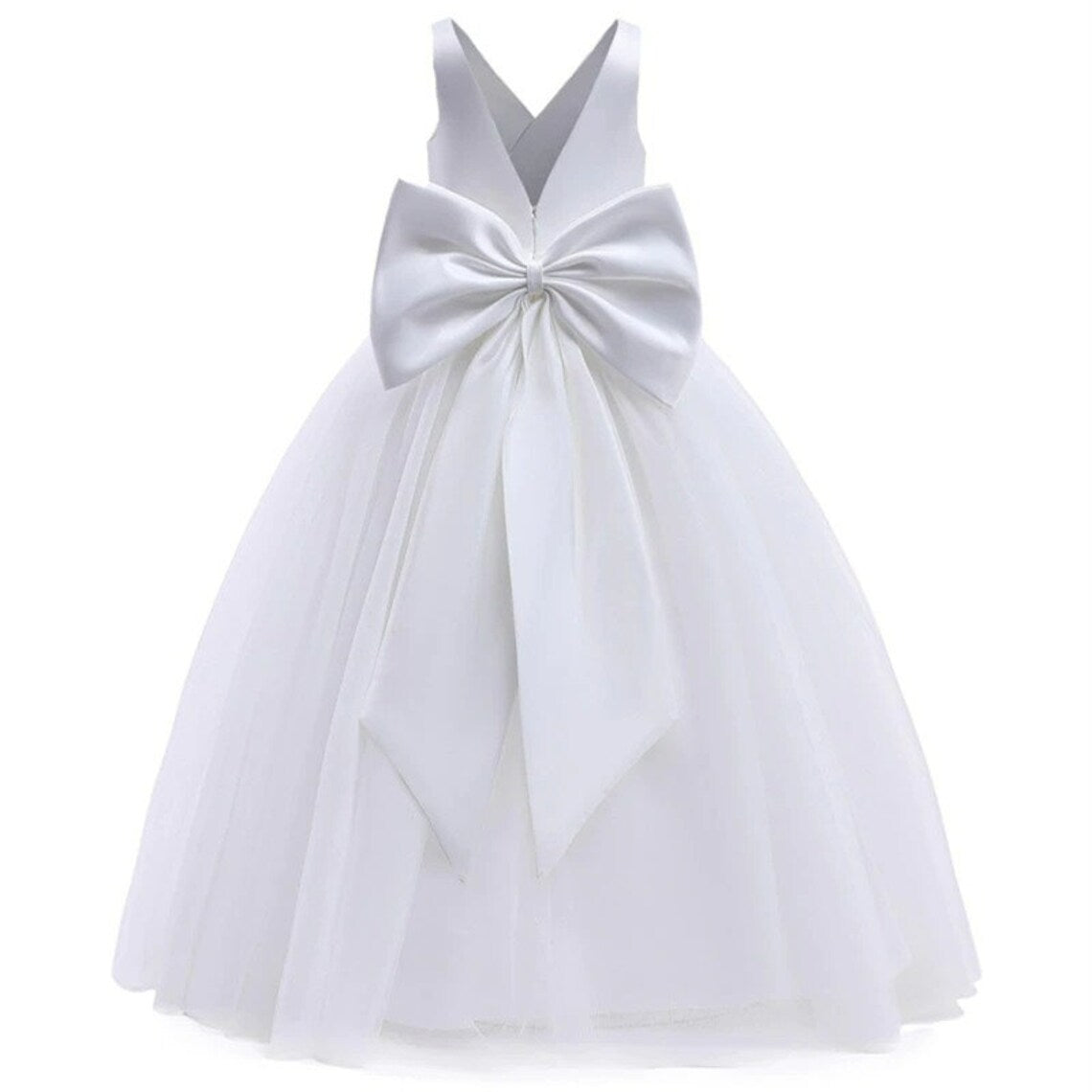 Tulle Flower Girl Wedding & Birthday Dresses for Girls